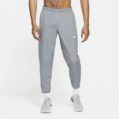 Nike Męskie spodnie do biegania z tkaniny Nike Dri-FIT Challenger - Szary