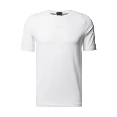 Boss BOSS Athleisurewear T-shirt o kroju slim fit z subtelnymi napisami z logo