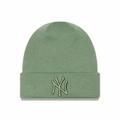 New Era Damska czapka zimowa NEW ERA WMNS LEAGUE ESS BEANIE NEW YORK YANKEES - zielona