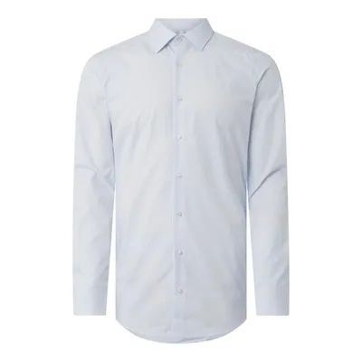 Boss BOSS Koszula biznesowa o kroju slim fit z bawełny z bardzo długim rękawem model ‘Jango’
