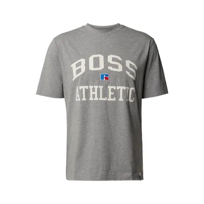 Boss BOSS T-shirt z mieszanki bawełny i elastanu