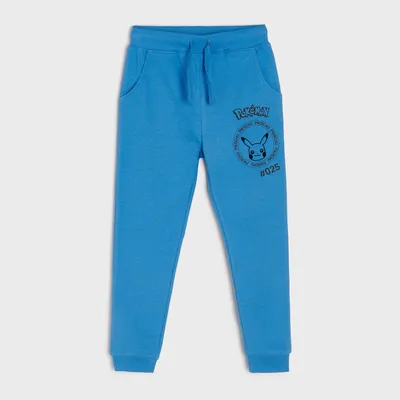 Sinsay Spodnie dresowe jogger Pokémon - Niebieski