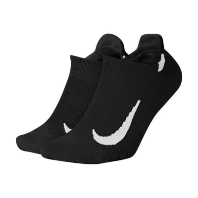 Nike Skarpety biegowe do kostki Nike Multiplier (2 pary) - Czerń