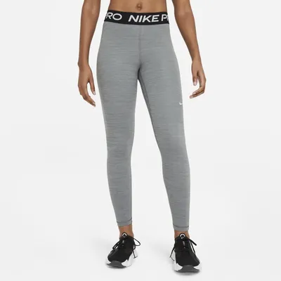 Nike Damskie legginsy ze średnim stanem Nike Pro - Szary