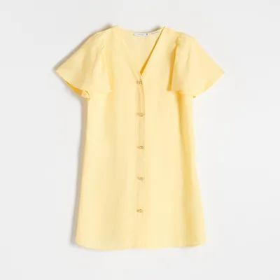 Reserved Sukienka mini - Żółty