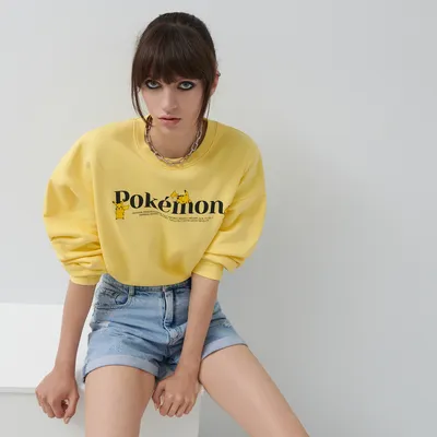House Bluza z nadrukiem Pokémon - Żółty