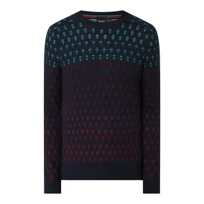 Boss BOSS Casualwear Sweter z dodatkiem wełny model ‘Agradeo’