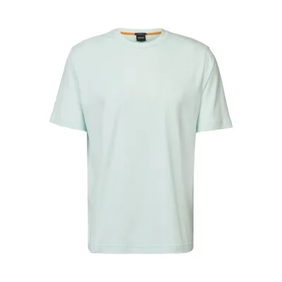 Boss BOSS Casualwear T-shirt o kroju relaxed fit z detalem z logo model ‘Tchup’