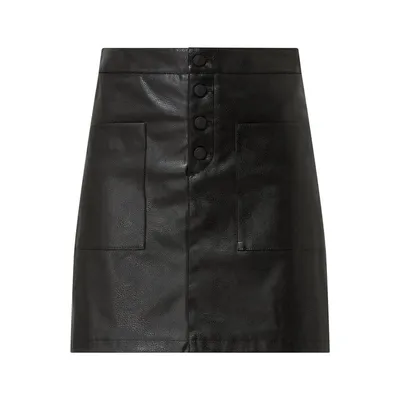 Boss BOSS Casualwear Spódnica mini z imitacji skóry model ‘Visara’
