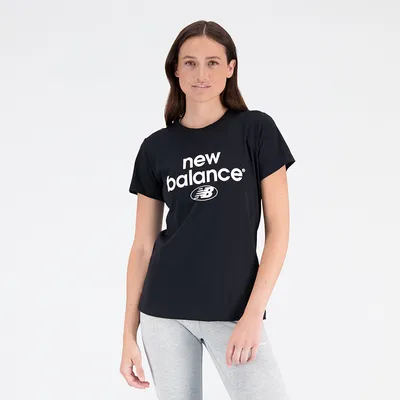 New Balance Koszulka damska New Balance WT31507BK – czarna