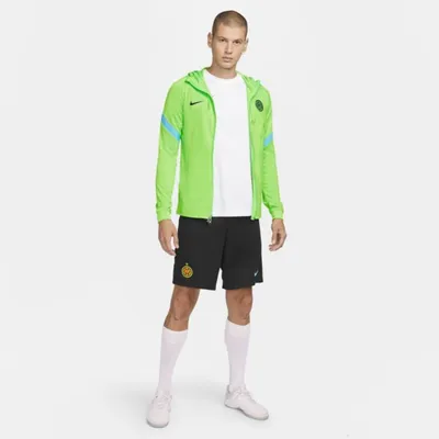 Nike Męski dzianinowy dres piłkarski Inter Mediolan Strike Nike Dri-FIT - Zieleń