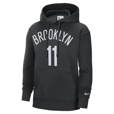 Nike Męska dzianinowa bluza z kapturem Brooklyn Nets Essential Nike NBA - Czerń