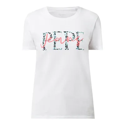 Pepe Jeans Pepe Jeans T-shirt z nadrukiem z logo model ‘Elena’