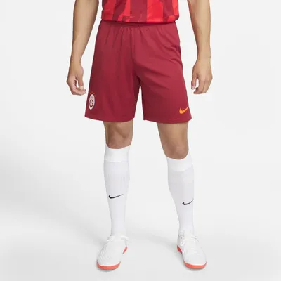 Nike Męskie spodenki piłkarskie Galatasaray Stadium 2021/22 (wersja domowa/wyjazdowa) - Czerwony