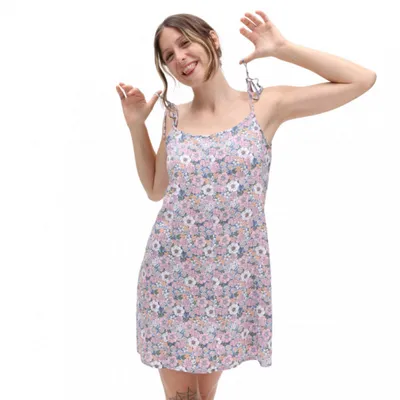 Vans Damska sukienka mini na ramiączkach VANS RETRO FLORAL DRESS