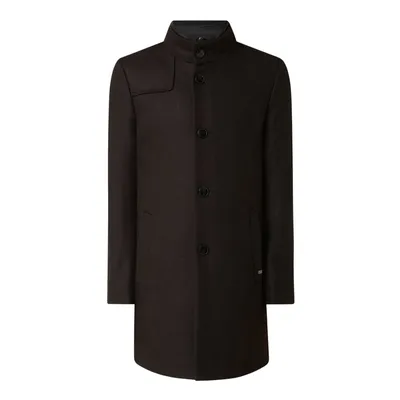 s.Oliver BLACK LABEL Krótki płaszcz z plisą w kontrastowym kolorze