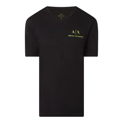 Armani Exchange ARMANI EXCHANGE T-shirt o kroju regular fit z bawełny