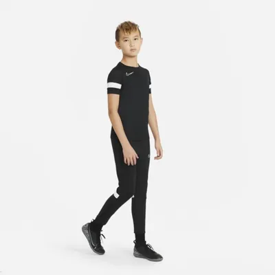 Nike Koszulka piłkarska z krótkim rękawem dla dużych dzieci Nike Dri-FIT Academy - Czerń