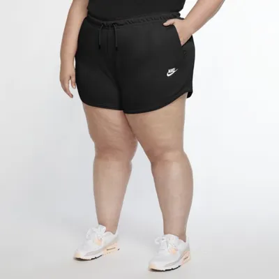 Nike Spodenki damskie Nike Sportswear (duże rozmiary) - Czerń
