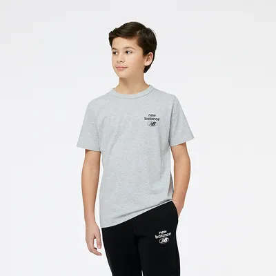 New Balance Koszulka dziecięca New Balance YT31518AG – szara