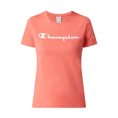 Champion CHAMPION T-shirt o kroju regular fit z nadrukiem z logo