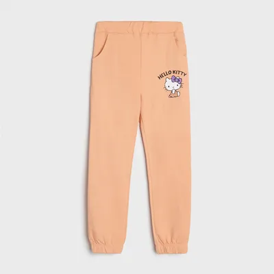 Sinsay Spodnie dresowe Hello Kitty - Różowy