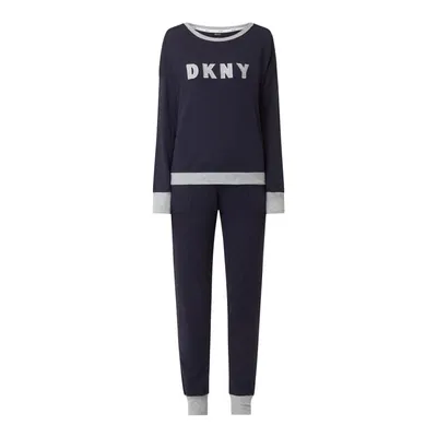 DKNY DKNY Piżama z mieszanki bawełny i wiskozy