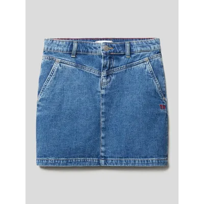 Tommy Hilfiger Tommy Hilfiger Teens Spódnica jeansowa z bawełny