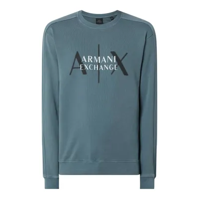 Armani Exchange ARMANI EXCHANGE Bluza z bawełny z nadrukiem z logo
