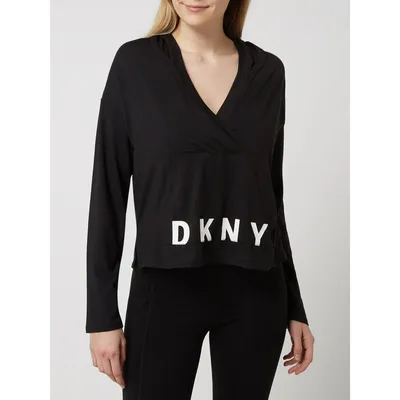 DKNY DKNY Bluza z kapturem z dodatkiem streczu