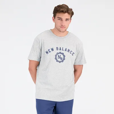 New Balance Koszulka męska New Balance MT31904AG – szara