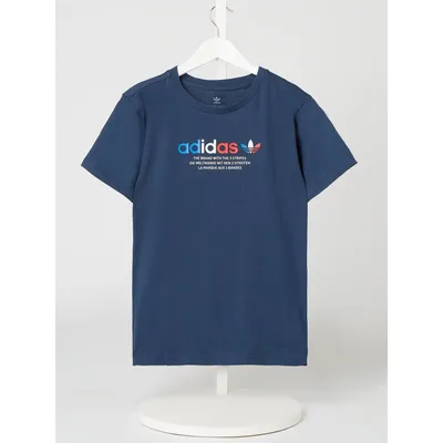 Adidas Originals adidas Originals T-shirt z bawełny z nadrukiem z logo