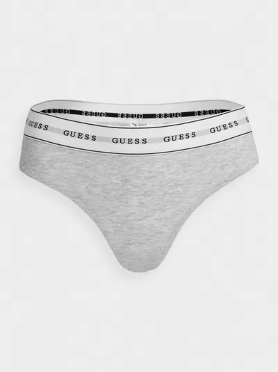 Guess Damskie figi GUESS CARRIE BRIEF - szare