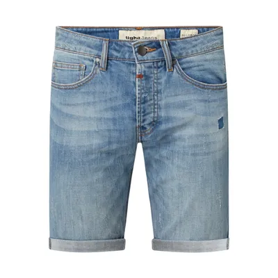 Tigha Tigha Szorty jeansowe o kroju slim fit z dodatkiem streczu model ‘Solomon’