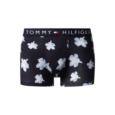 Tommy Hilfiger Tommy Hilfiger Obcisłe bokserki z kwiatowym wzorem z mieszanki bawełny i elastanu