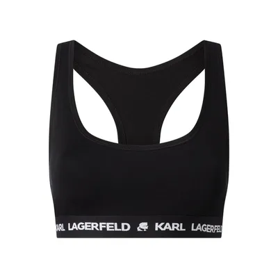 Karl Lagerfeld Karl Lagerfeld Stanik z tyłem o kroju bokserki