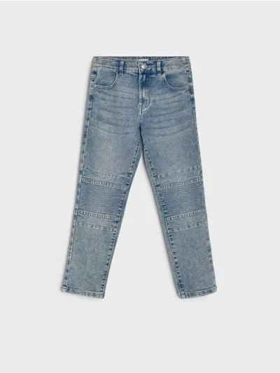 Sinsay Wygodne jeansy wykonane z bawełnianej tkaniny. - Inny