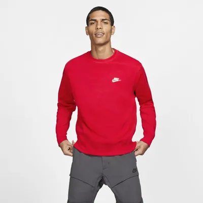 Nike Bluza z dzianiny Nike Sportswear Club - Czerwony