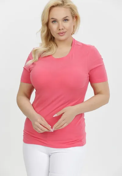 Born2be Różowy T-shirt Euphosi