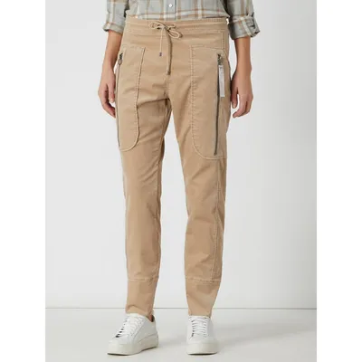 MAC MAC Luźne spodnie z aksamitu model ‘Future’