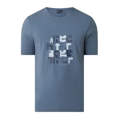 Daniel Hechter Daniel Hechter T-shirt o kroju modern fit z nadrukiem