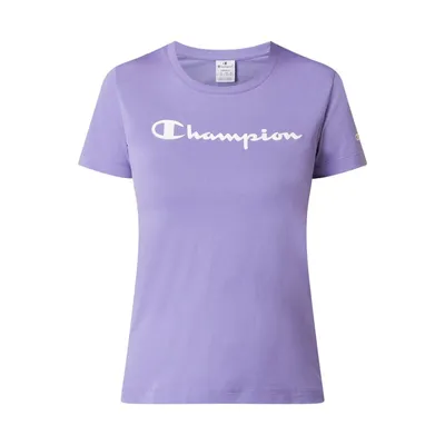 Champion CHAMPION T-shirt o kroju regular fit z nadrukiem z logo