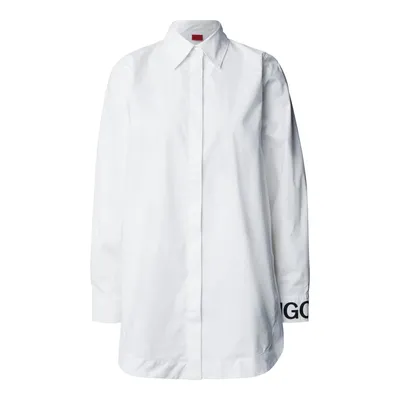 Hugo HUGO Bluzka koszulowa z dodatkiem streczu model ‘Esmera’