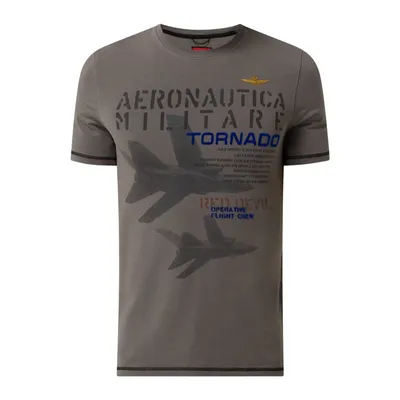 Aeronautica Militare Aeronautica Militare T-shirt z nadrukiem i haftem