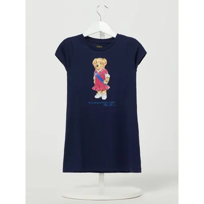 Polo Ralph Lauren Kids Sukienka koszulowa z nadrukiem ‘Polo Bear’
