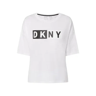 DKNY DKNY PERFORMANCE T-shirt o kroju pudełkowym z logo