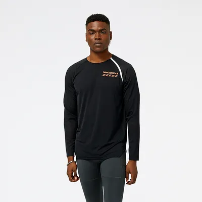 New Balance Koszulka męska New Balance MT31242BK – czarna