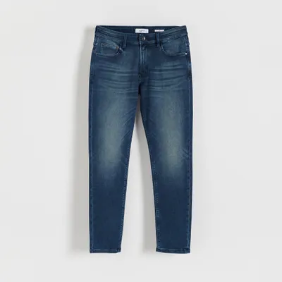 Reserved Jeansy comfort fit - Granatowy