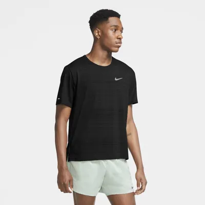 Nike Męska koszulka do biegania Nike Dri-FIT Miler - Czerń