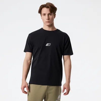 New Balance Koszulka męska New Balance MT23514BK – czarna